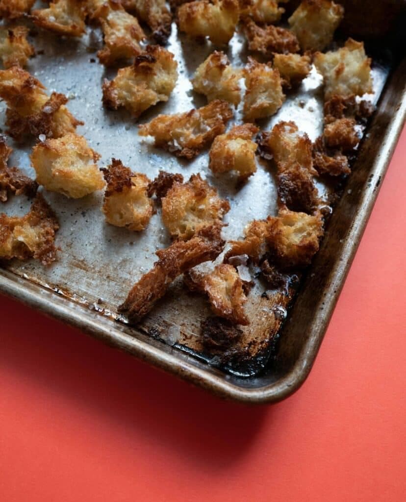 Garlicky Croutons