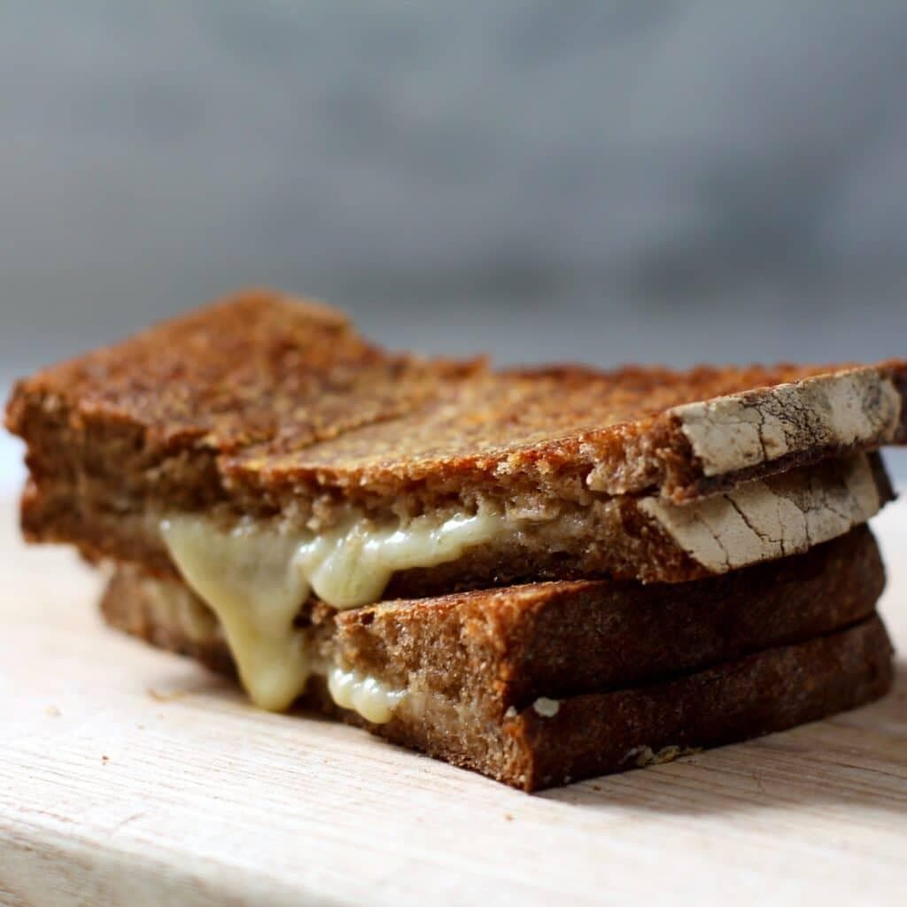 The Ultimate Challah Grilled Cheese Sandwich