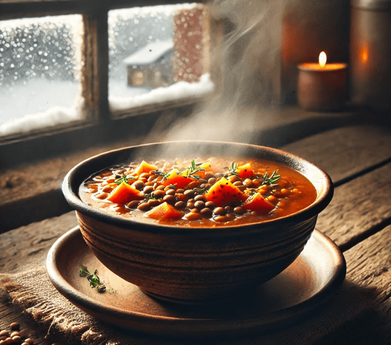 lentil soup!