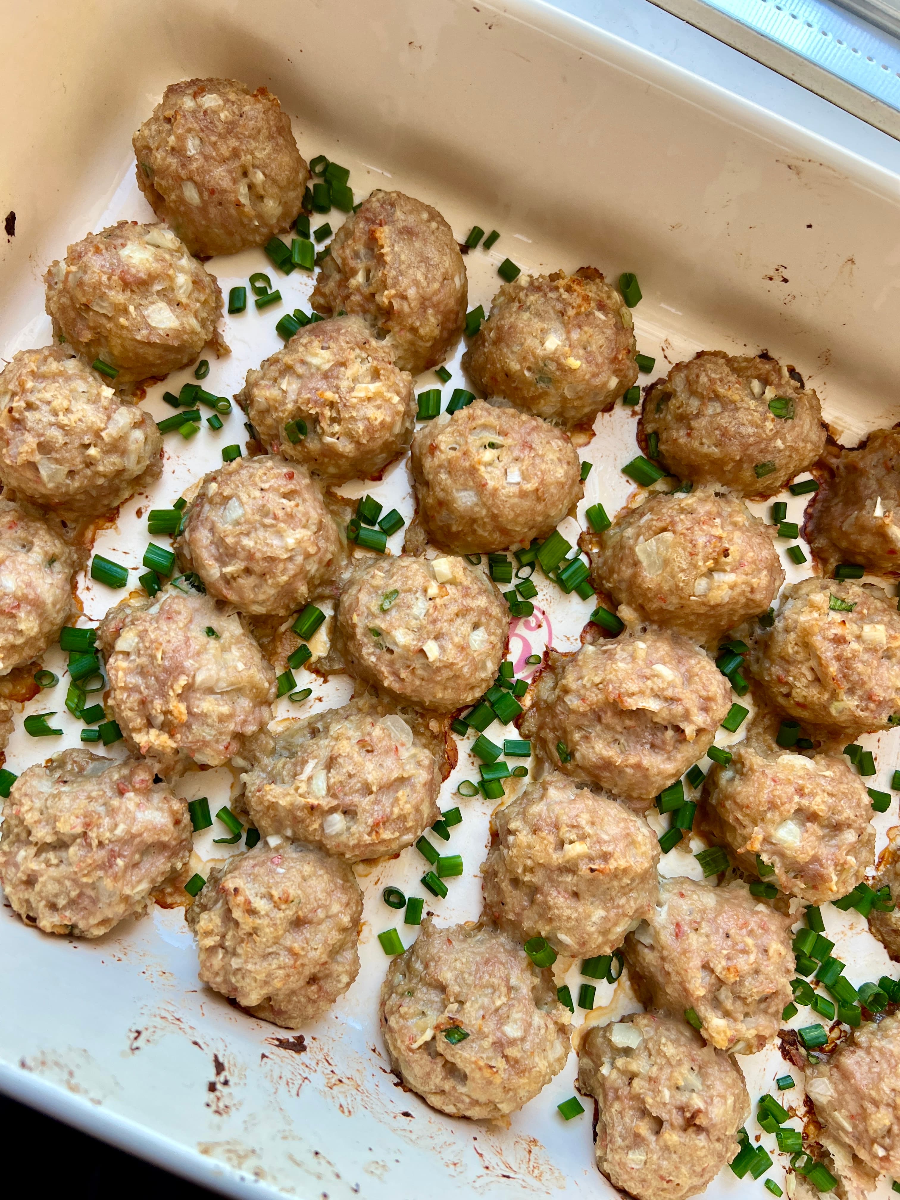 Smoky Bagoong Turkey Meatballs