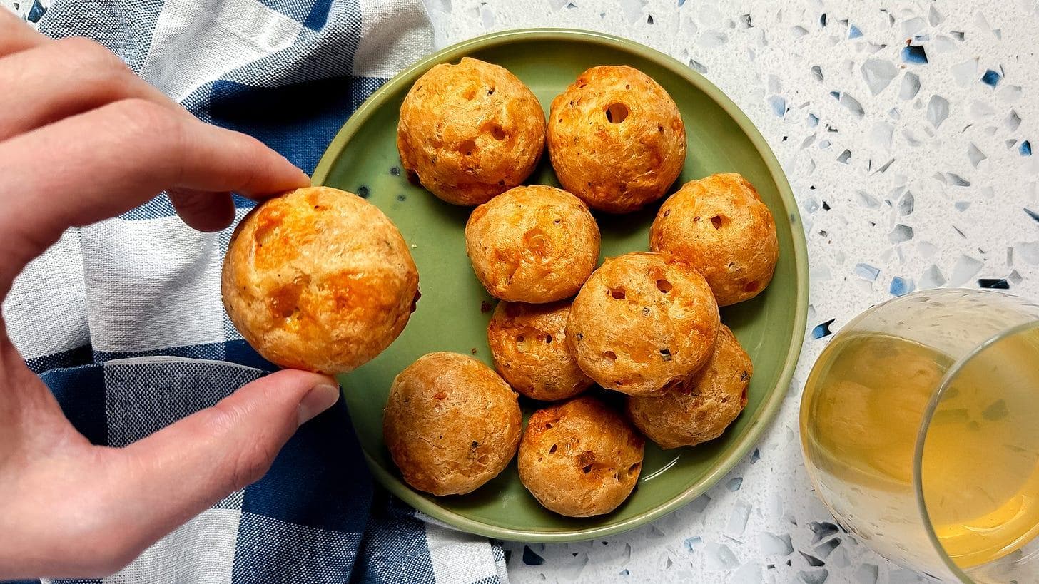 Cheese Puffs AKA Gougères