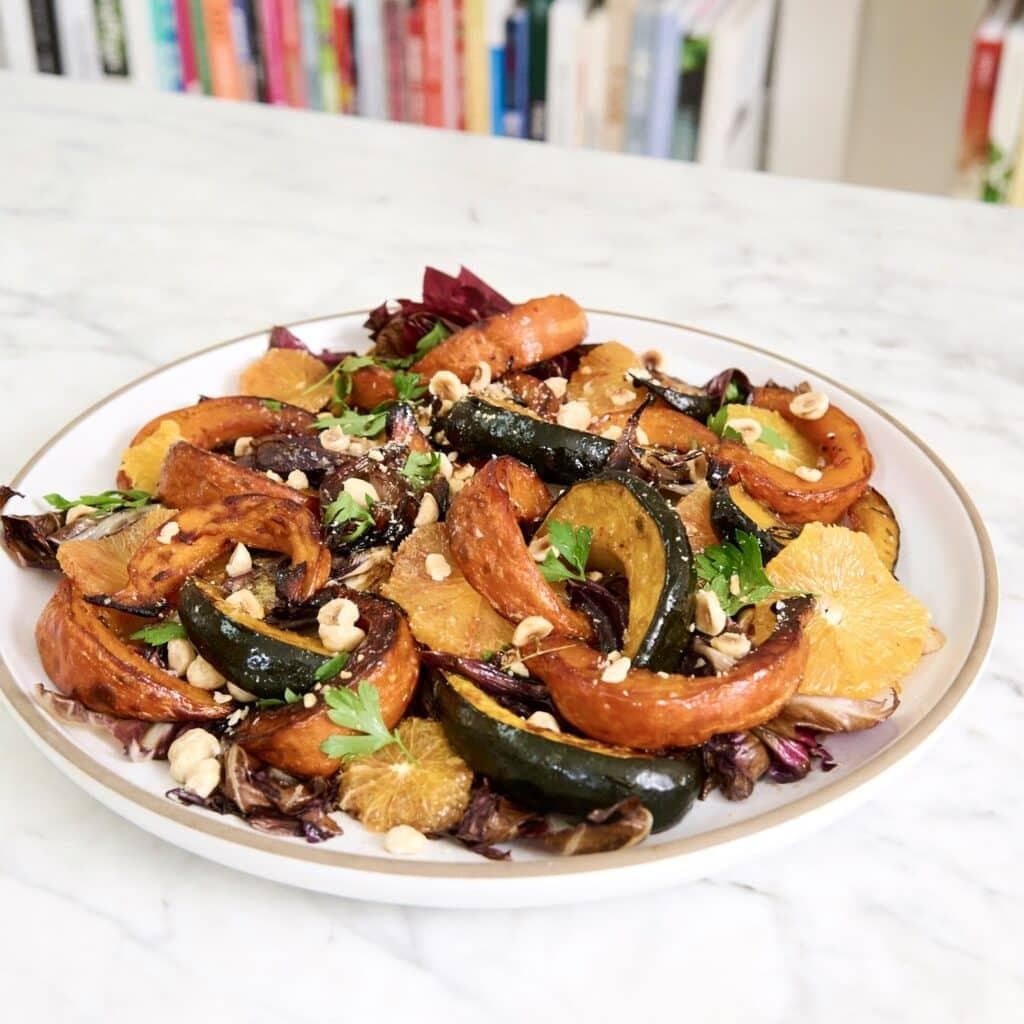 Roasted Pumpkin & Radicchio Salad