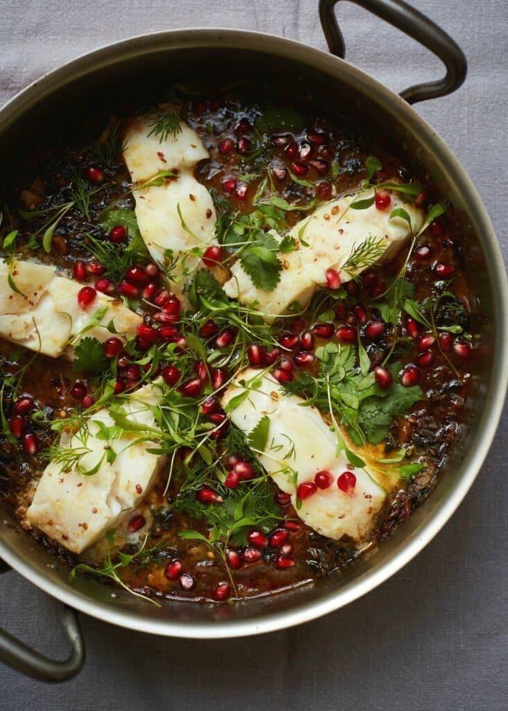 Pomegranate & Herb Fish Stew