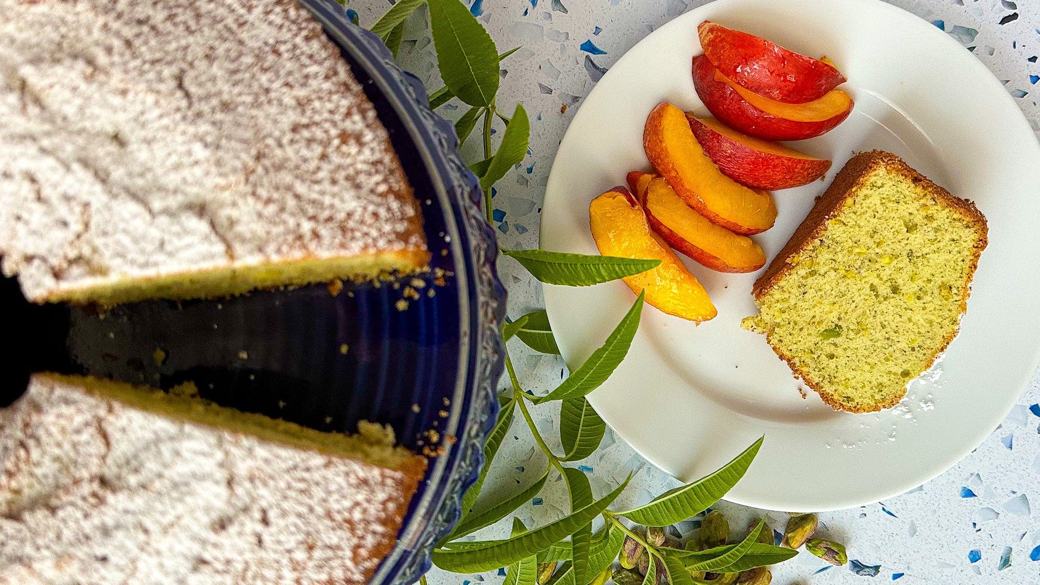 Lemon Verbena and Pistachio Ciambella