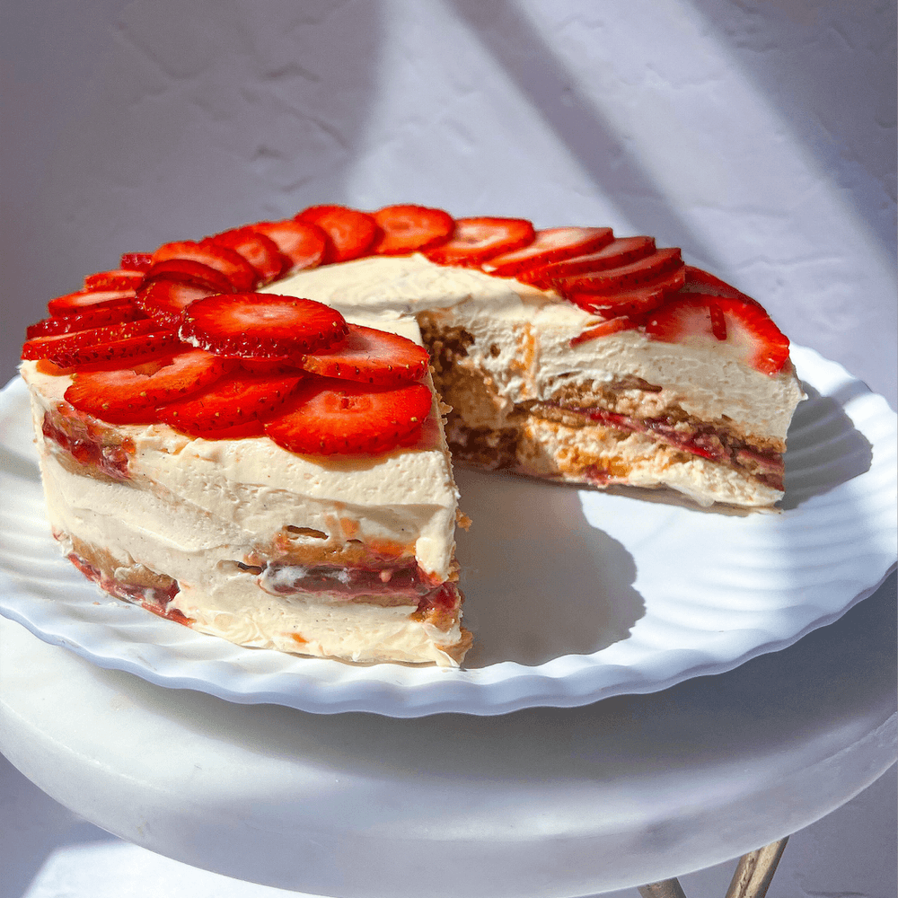 Strawberry Shortcake Icebox Cake