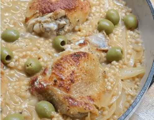 One-Pan Chicken and Couscous Yassa