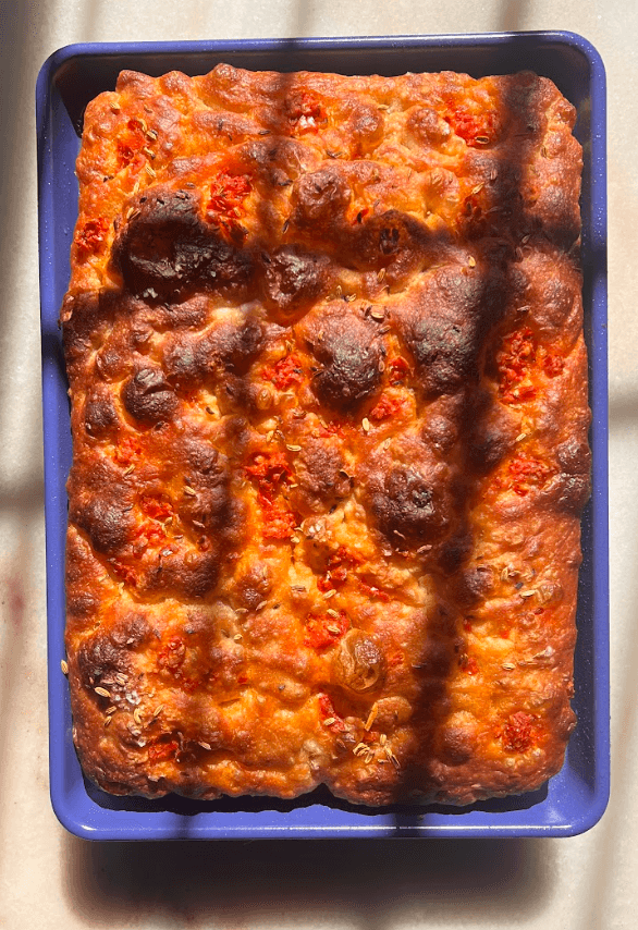 Calabrian Chili & Fennel Seed Focaccia